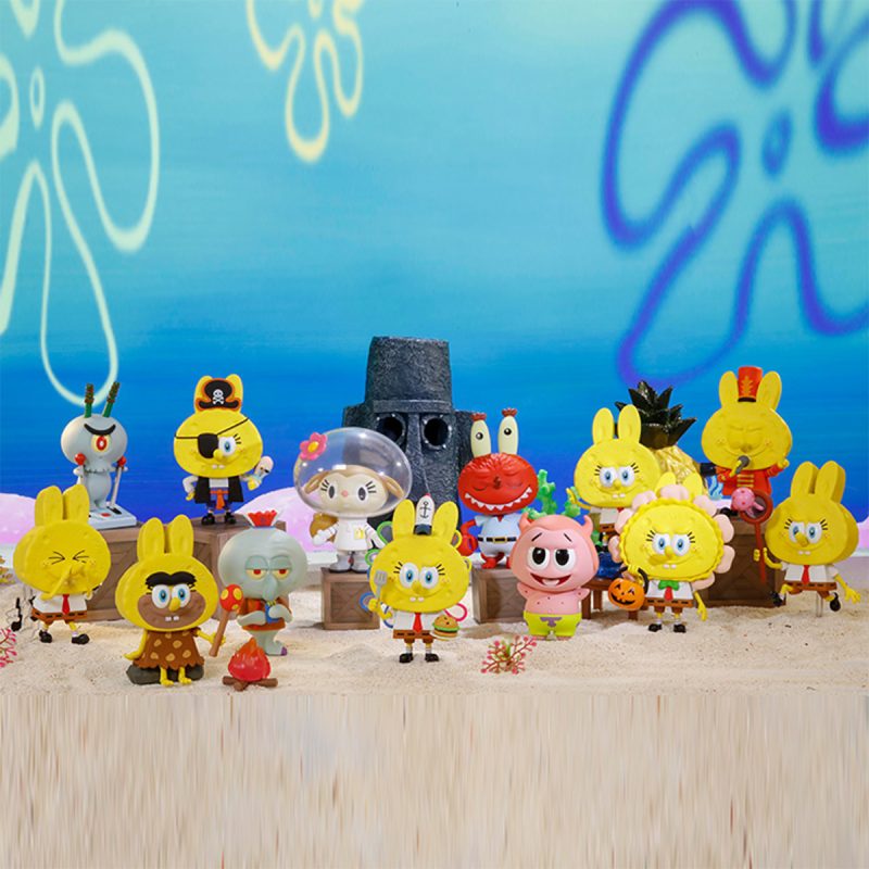 Labubu × SpongeBob Mr. Krabs x Zimomo Figure - Image 2