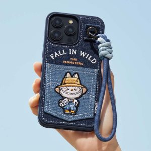 Labubu Lanyard Coque iPhone – Série Fall In Wild