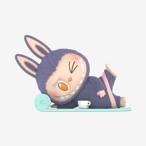 Figurine Labubu Americano - Série Lazy Yoga