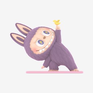 Figurine Labubu Little Bird - Série Lazy Yoga