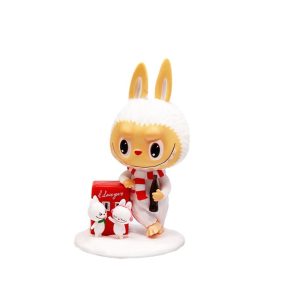 Figurine Labubu Little Snowman – Coca-Cola Series